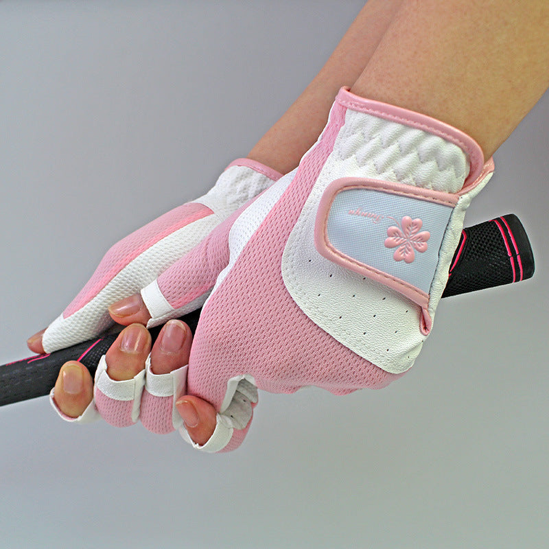 Women's Breathable Golf Gloves — Non-Slip Grip Gloves for Summer & All-Weather Play